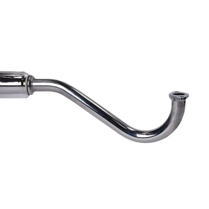 Eșapament standard 22 mm oblic crom Puch Maxi — vederea 2