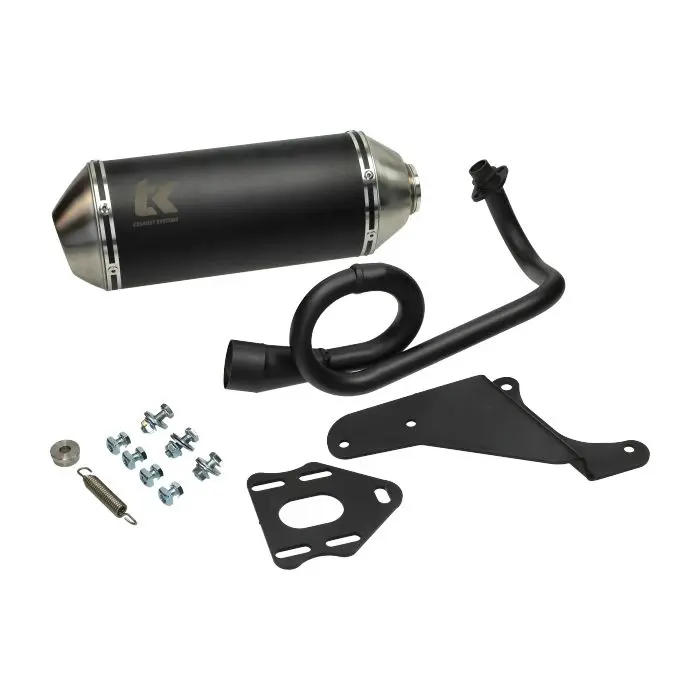 Silencieux Turbokit ovale Euro-2 alu noir M4T066-N