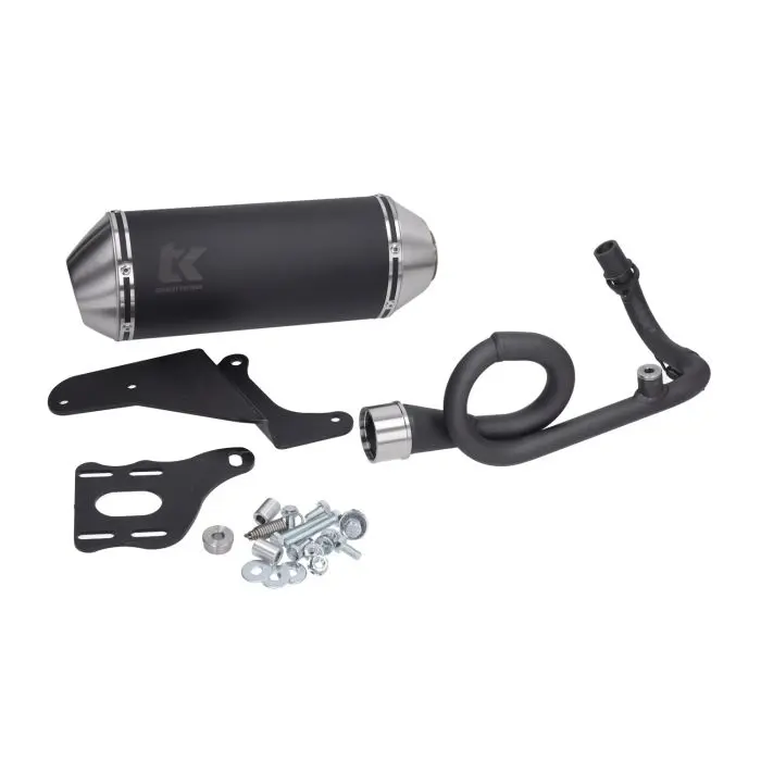 Schalldämpfer Turbokit 4T 3V Euro-2 Aluminium schwarz Primavera Sprint M4T150