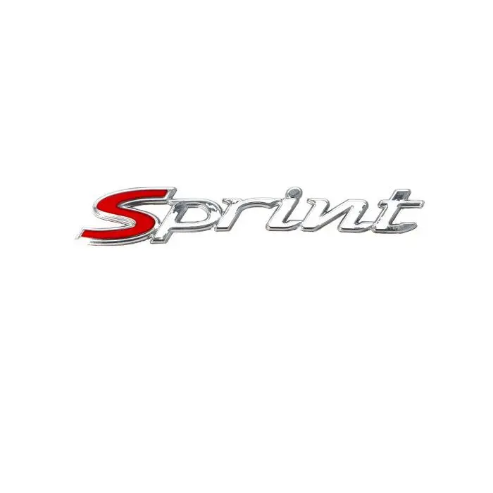 115 mm 크롬 스프린트 사이드 스크린 모토 스티커 sprint, sprint 125 4t, sprint 150 4t 1b000943
