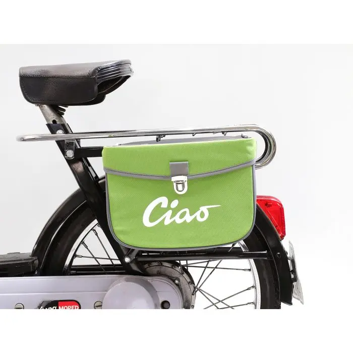 Sivulaukku Moto-Nostra harmaa/vihreä ciao — näkymä 5