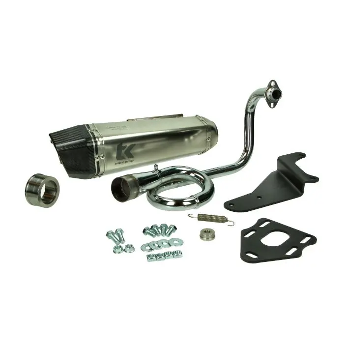 Auspuff Turbokit Turbokit Euro-2 GP PRO Alu/Carbon ZIP 4T 2V M4T066-GPP