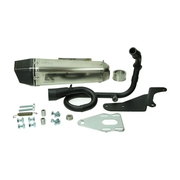 Silencieux Turbokit Eurokit GP PRO 4T 2V alu/carbone M4T150-GPP