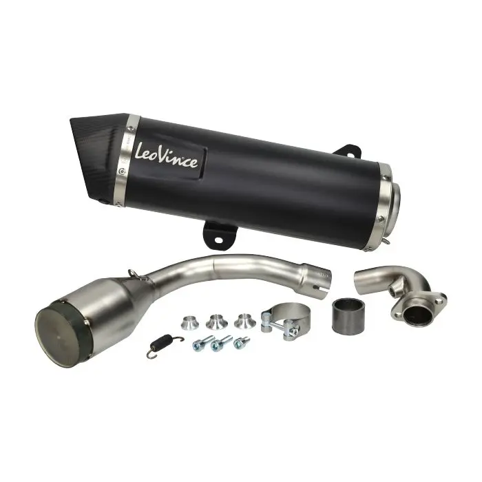 échappement Leovince euro-5 Approbation électronique Evo-2 noir/carbone gts 300, gts 300 HPE 14071k
