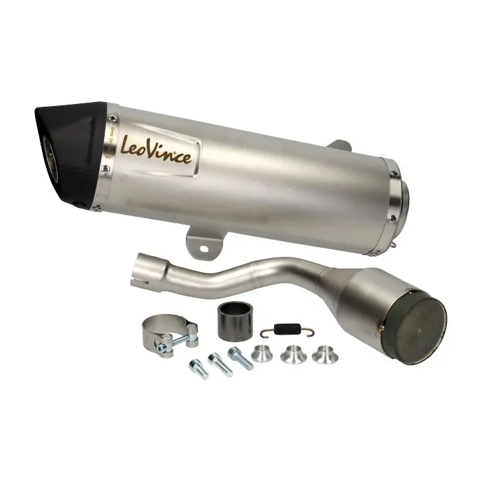 Échappement Leovince Approbation électronique Label électronique alu/carbone GTS 300 Euro 4 14316ek