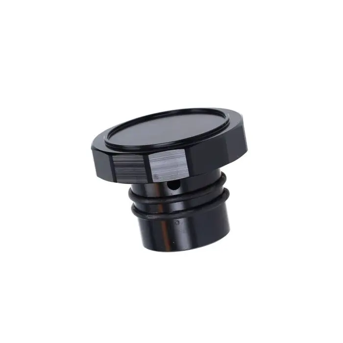 Tankdeckel Fast-Arrow CNC matt schwarz Puch Maxi