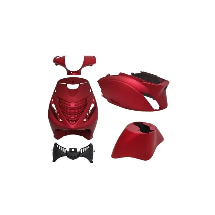 Verkleidungssatz DMP SP EVO-2 Bonbonrot dicht mattes Rot 5-teilig Zip2000