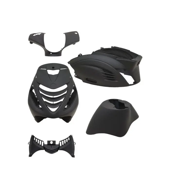DMP Verkleidungssatz Modell SP RS-1 Air schwarz matt 5-teilig für Piaggio Zip2000
