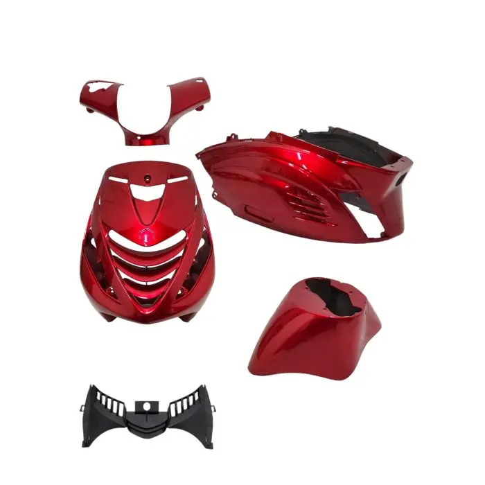 DMP SP RS-1 Verkleidung rot burgunder glänzend 5-teilig zip2000