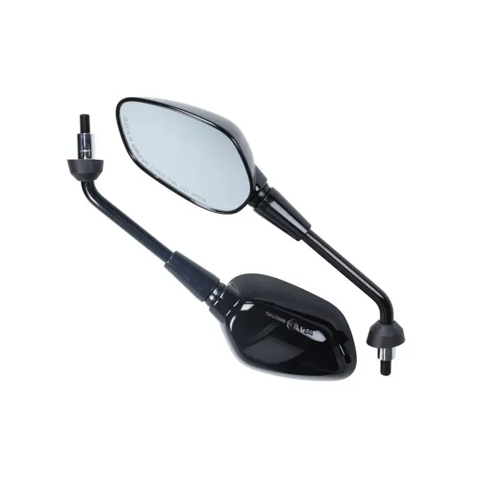 الیکٹرک مررز کی جوڑی اصل ماڈل یورو-5 چمکدار سیاہ جی ٹی ایس 125cc/300/310 — 2 ویو