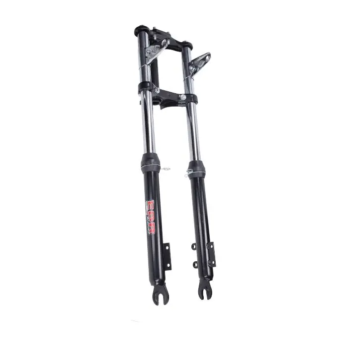 Fourche EBR long large complet pour frein à disque noir Puch Maxi