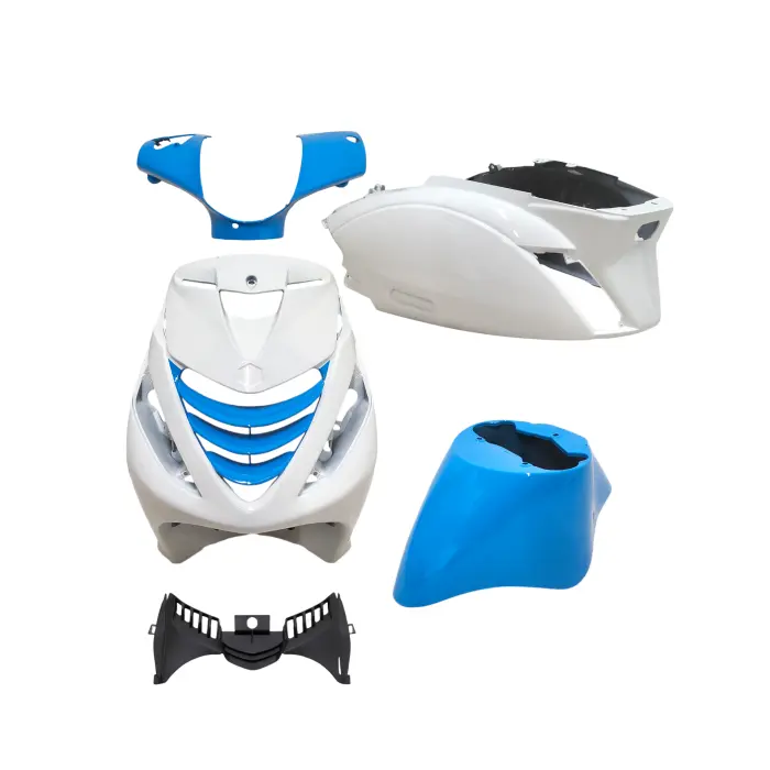 DMP Verkleidung SP EVO-1 Rennsport blau/weiß 5-teilig zip2000 — Ansicht 3