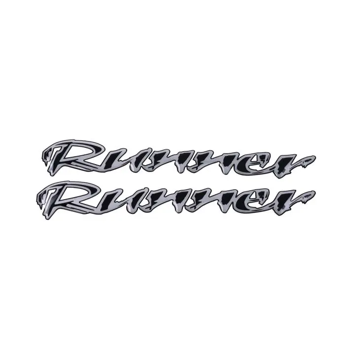 Kit déco 3D noir/gris 4 pièces Runner 180cc