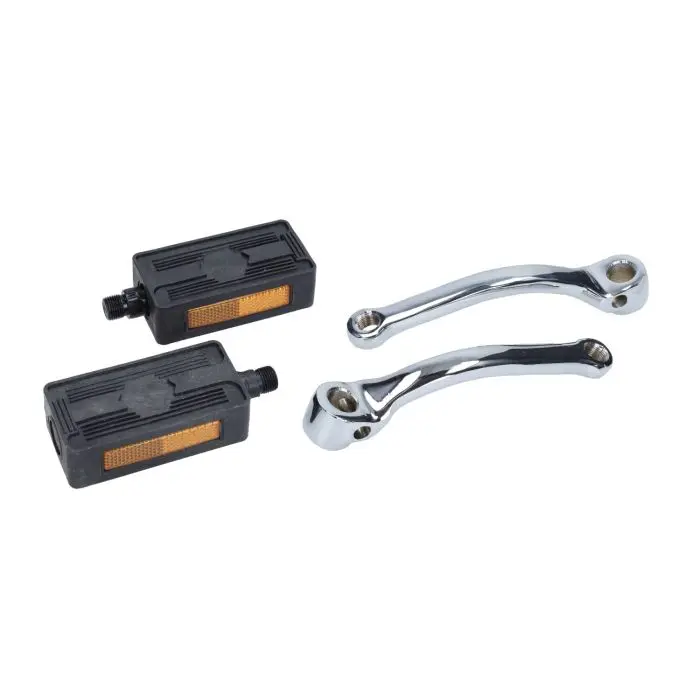 Pédalier et pédales bloc 155 mm pour cyclomoteur Vespa et Hercules