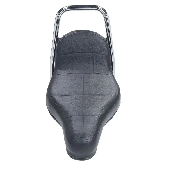Selle hacheur avec support chromé noir Puch Maxi
