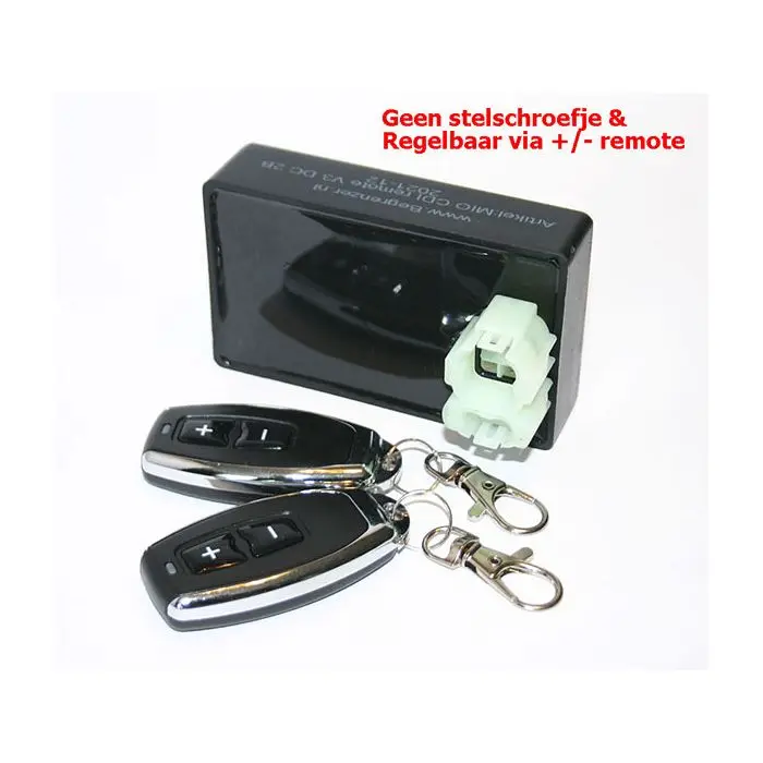 Limiteur de régime Euro-b réglable + télécommande euro-2 mio