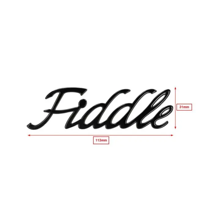Sym 오리지널 Euro-5/5+ 블랙 fiddle 4 스티커 87128-xva-000-t1