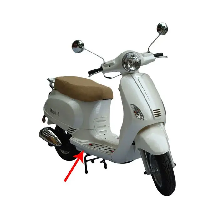 لوحة ركوب قدم يمين أبيض لـ Riva، GTS Toscana، Chine LX/Napoli، VX50