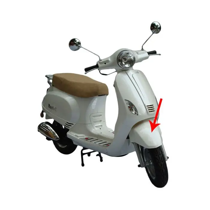 Vorderer weißer Kotflügel BTC Riva, GTS Toscana, Chine LX/Napoli, VX50