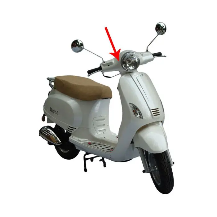 ہیڈ لائٹ بیزل سفید چنیری LX/Napoli SCO Znen VX50
