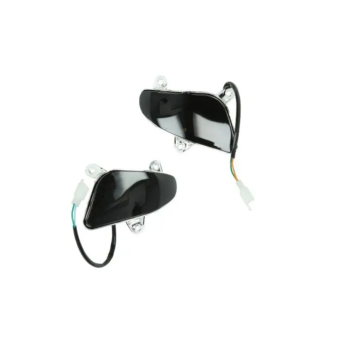 Jeu de clignotants arrière fumé DMP pour Vespa LX, Napoli, GTS Toscana, Riva, Vespelini, VX50