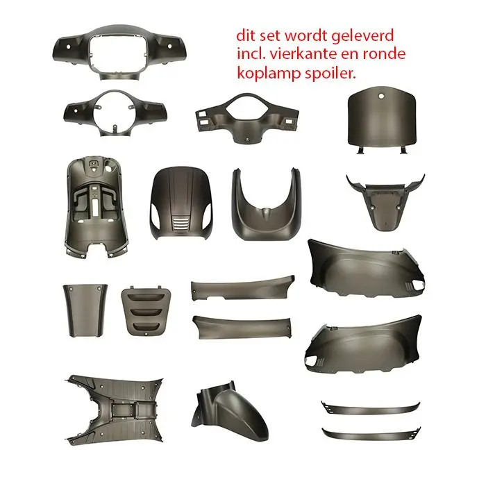 Carénage titane brun mat 18 pièces pour AGM VX50S