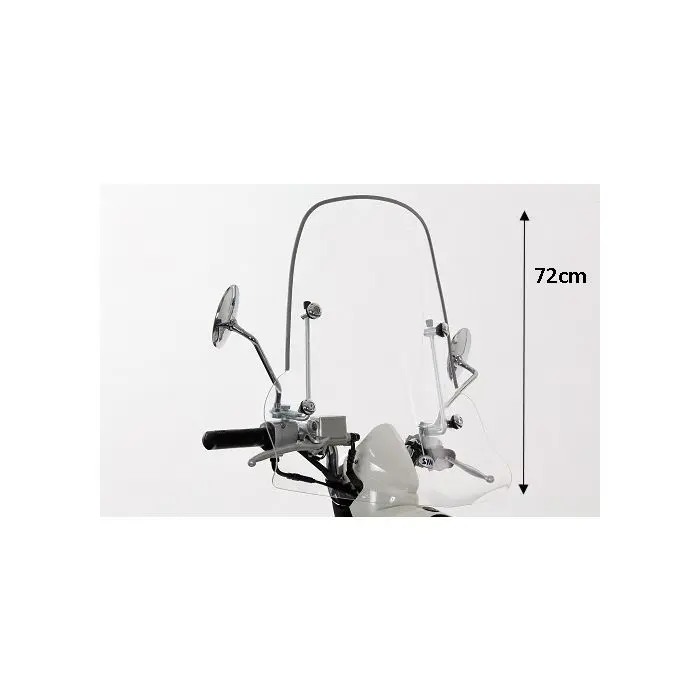 اصل Sym MIO SY530-A7A-00L ونڈ اسکرین ہائی ماؤنٹنگ کٹ کے ساتھ 72 سینٹی میٹر صاف