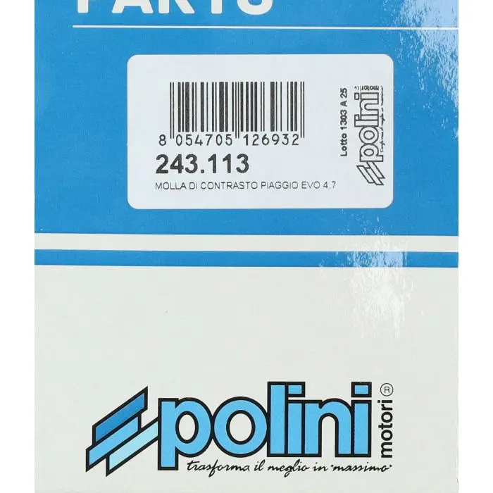 Tlačná pružina spojky Polini curseur evo 4.7 243.113 — pohľad 3