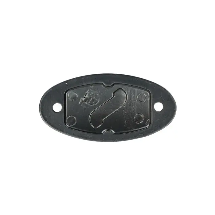 Plaque logo carter couvercle d'inspection 50/2, 50/3, 50/4 noir