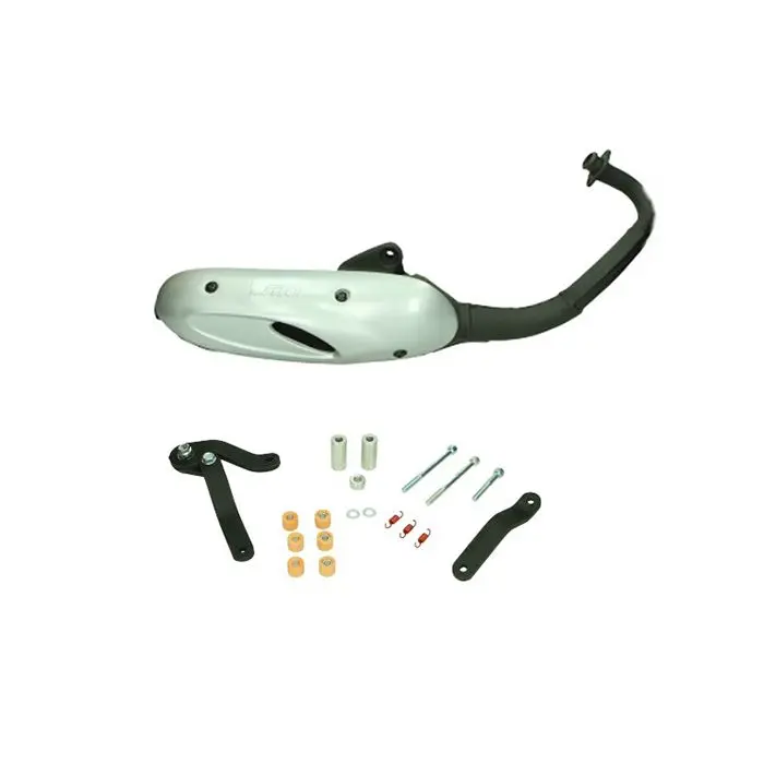 Leovince Sito Plus Adaptable Silencer for Gilera 50 Runner Pure Jet 2008+ and Aprilia 50 SR Factory (Piaggio carburetor engine) - Ref. 0732 — view 3