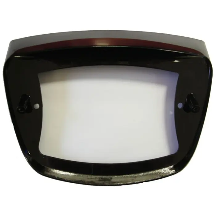 Bord feu arrière noir brillant lx, lxv, vespa S
