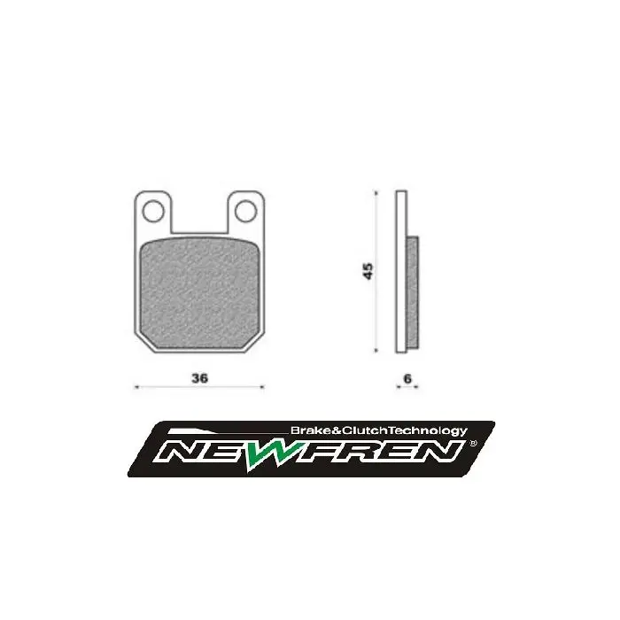 Newfren FD0094 بریک پیڈ AJP Dragster/GPR/Hunter/Katana/Ludix/Predator/RX/Speedfight
