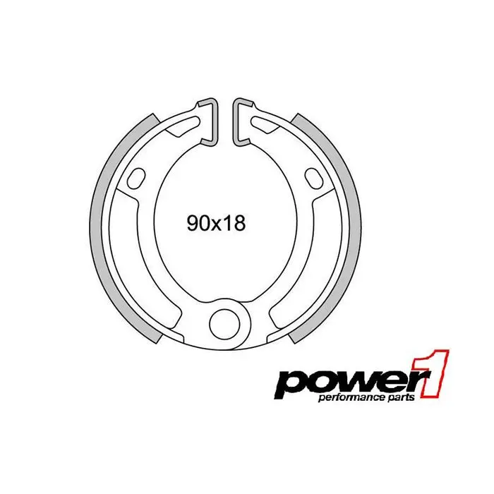 ブレーキシュー Power1 1アイ Tomos A3