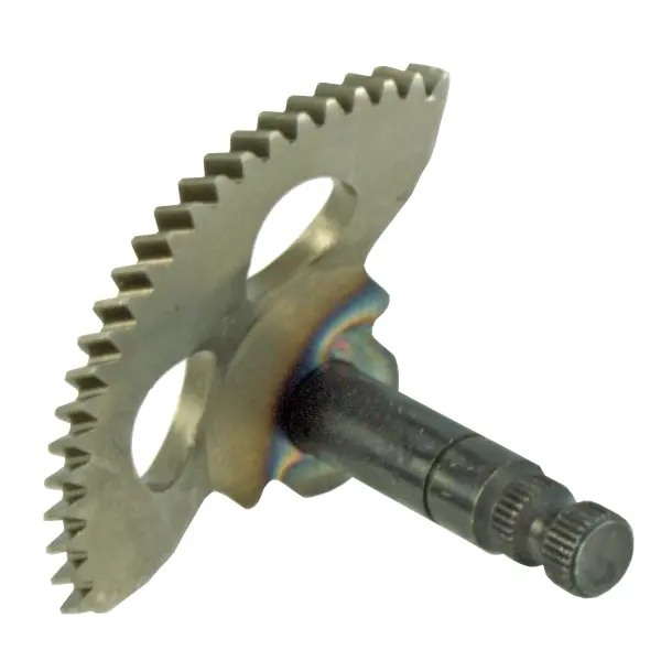 Axe-pignon de kick scooter adaptable Aprilia 50 Sonic MBK 50 Forté Yamaha 50 Breeze Sélection P2R