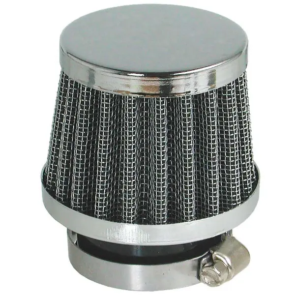 Nypso Metallic Racing Luftfilter D35 mm Gerade Kurz