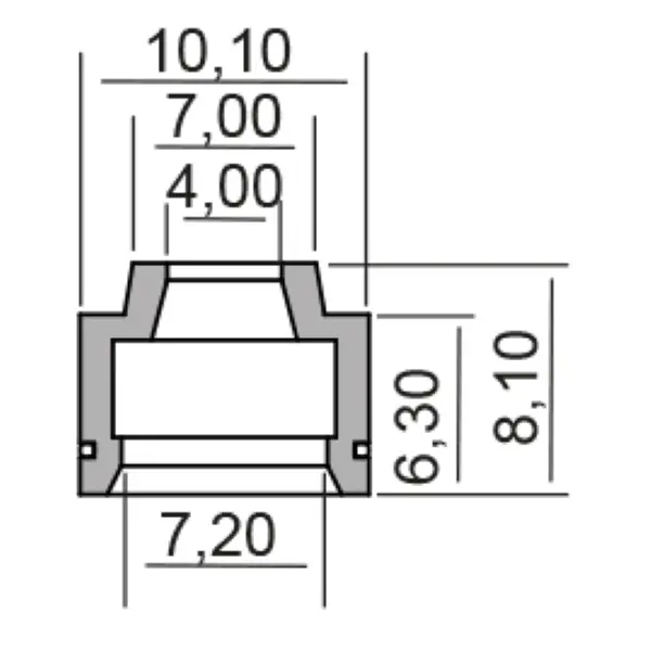 Joint queue-guide de soupape adaptable Peugeot Geopolis 125, Satelis 125, Suzuki Burgman 400 2011+, Burgman 600 2003+, Yamaha Xenter 125 2012+ - Sélection P2R