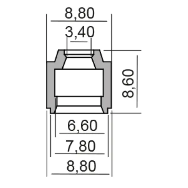 Joint queue-guide de soupape Sélection P2R MBK 50 Ovetto 4T 2009+ / Yamaha 50 Néos 4T 2009+ (5ste21190000)
