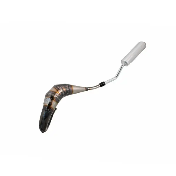 Auspufftopf Evok Iron Pipe geschweißt mit Schalldämpfer Shorty Aluminium und Edelstahl CPI SM 50 08-13