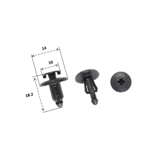 Rivet plastique RMS Honda 90683-MBW-003
