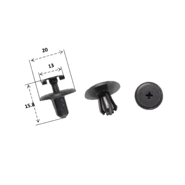Rivet plastique RMS Yamaha 902690707600
