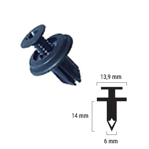 RMS 플라스틱 리벳 KAWASAKI 920391227