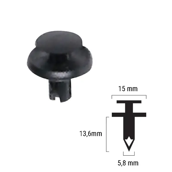 Rivet plastique RMS Suzuki 09409-06328