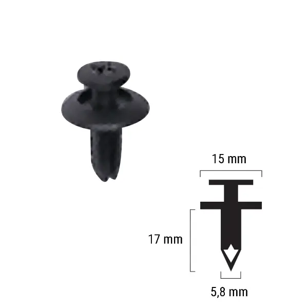 Plastový nýt RMS Suzuki 09409-06313