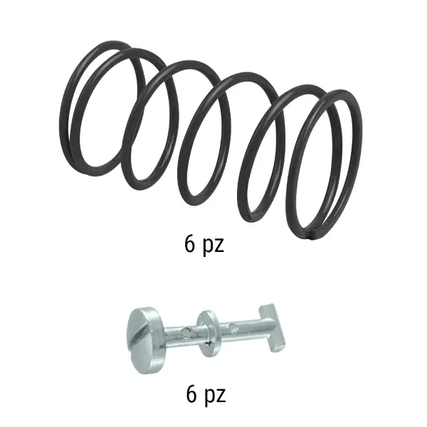 Kit attaches et ressorts RMS Classic Piaggio Si 50cc 121858590/121890120