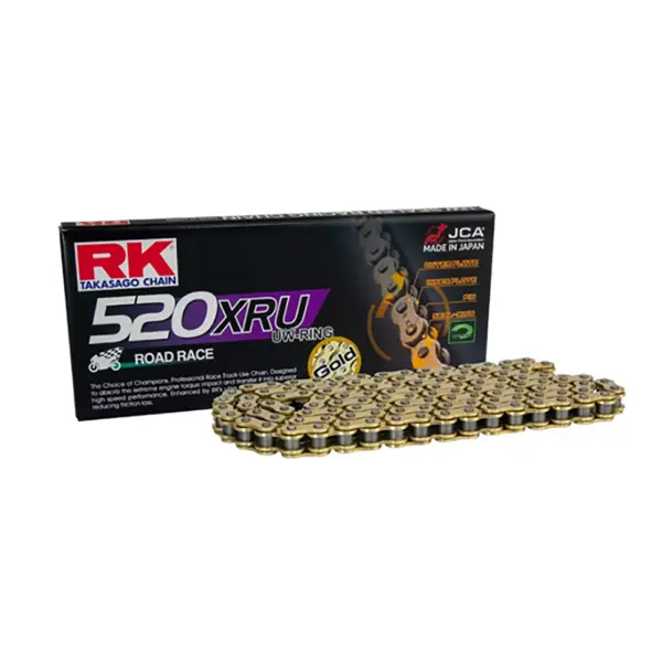 Kæde RK 520XRU-122 CLF guld