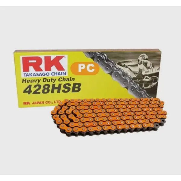 Chaîne RK 428HSB-140 CL orange