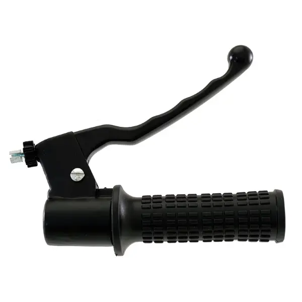 Gasgriff Piaggio 50 Ciao PX 1989-1992 mit schwarzem Alu-Hebel Domino