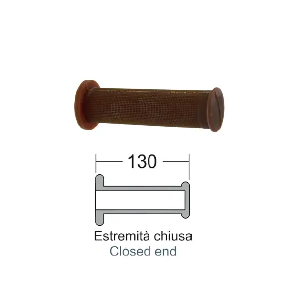 도미노 데이토나 직경 22 mm 길이 130 mm 폐쇄형 핸들 그립 고무 — 3번째 뷰
