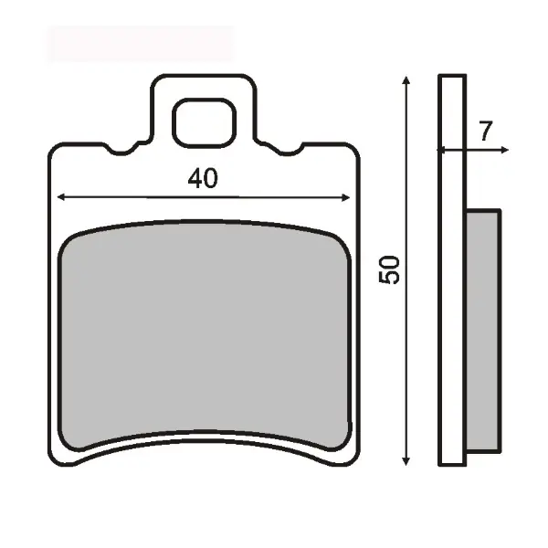 Plaquettes de frein frittées Sinter-Tech RMS Malaguti F12