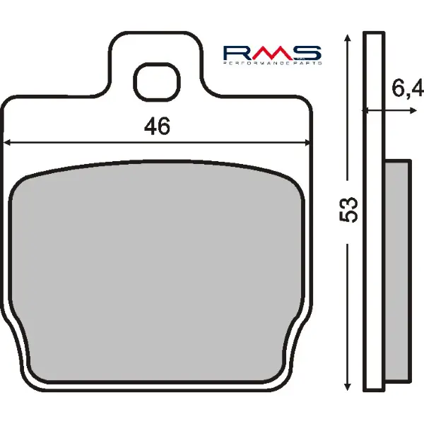 Plaquettes de Frein Organiques RMS Mbk Nitro 50cc